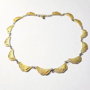 Vermeil Filigree Wings Choker Necklace -  Gorgeous !!!!